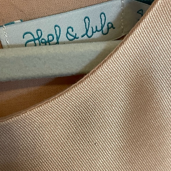 Abel & Lula Elegant Kids Dress with Floral Design in champagne NWT size 4 - Picture 4 of 5